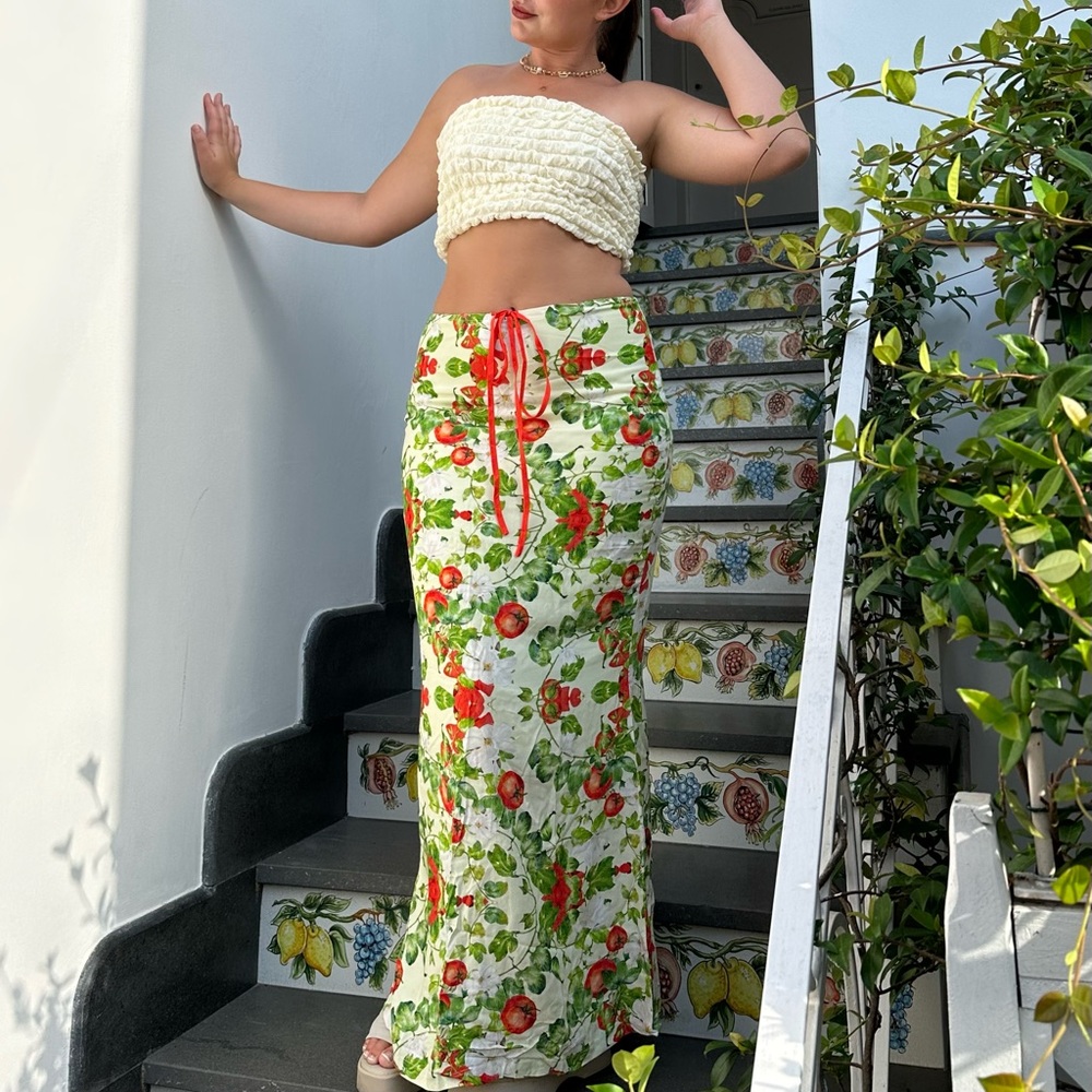 Princess Polly tube top and vineyard skirt only worn once